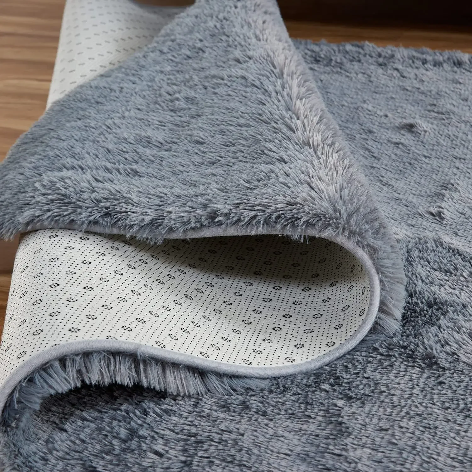 Carpets For Living Room Modern Sofas Grey Fluffy Carpet Non-slip Thicken Floor Mat Childrens Bedroom Play Carpet Decoration Rug 4