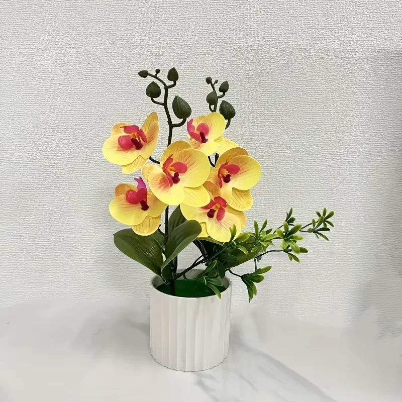 Elegant 38-Inch Artificial Butterfly Orchid Bouquet for Wedding and Home Décor