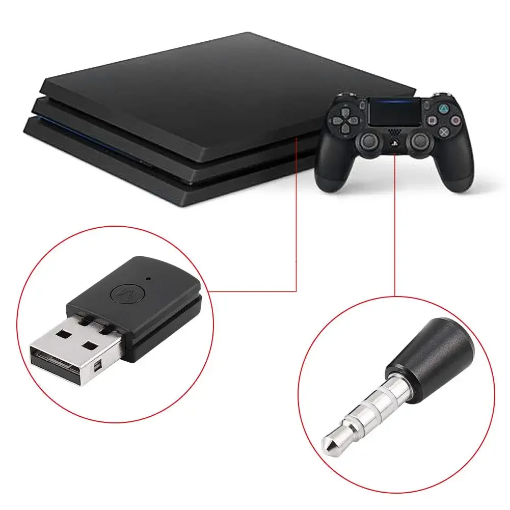 лё”л?Ён?¬м 4.0 EDR USB лё”л?Ён?¬м лкё? л¬?м USB мл?‘н?° л?¬мл, PS4 м≫Ён?ёлл?¬ км н?Ёл“? лё”л?Ён?¬м нл“?м…?, 3.5mm