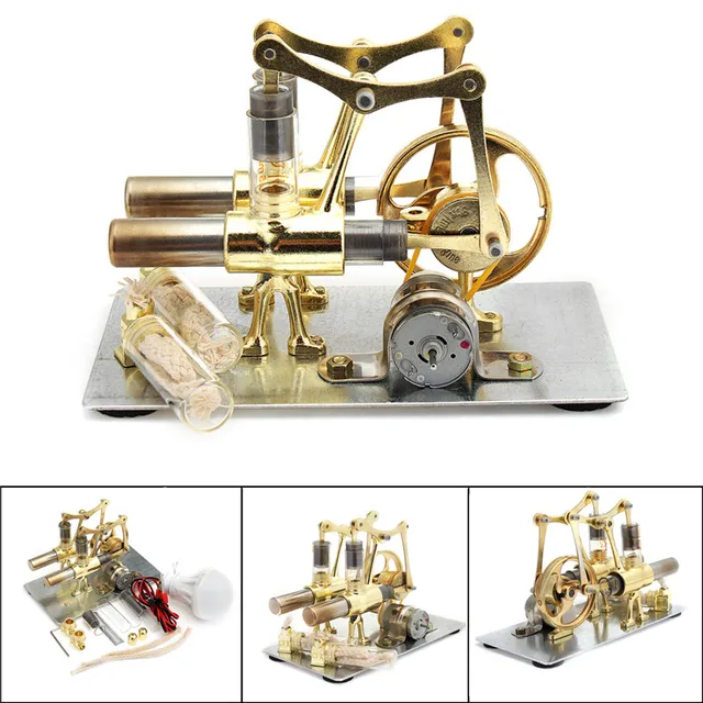 Stirling Engine Model Steam Power Experiment 3