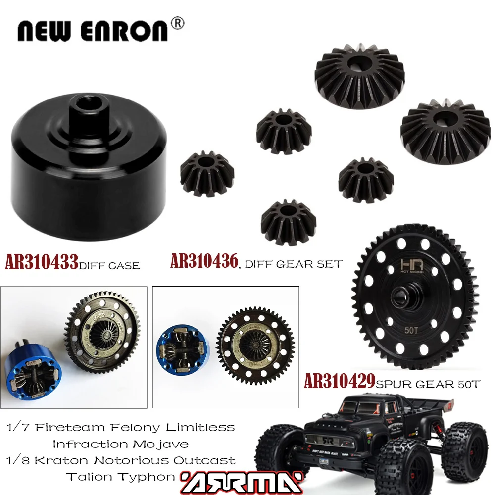 Ingranaggio Scala Arrma C9310 AR310429, 50T, Ricambio Originale Per Modelli RC