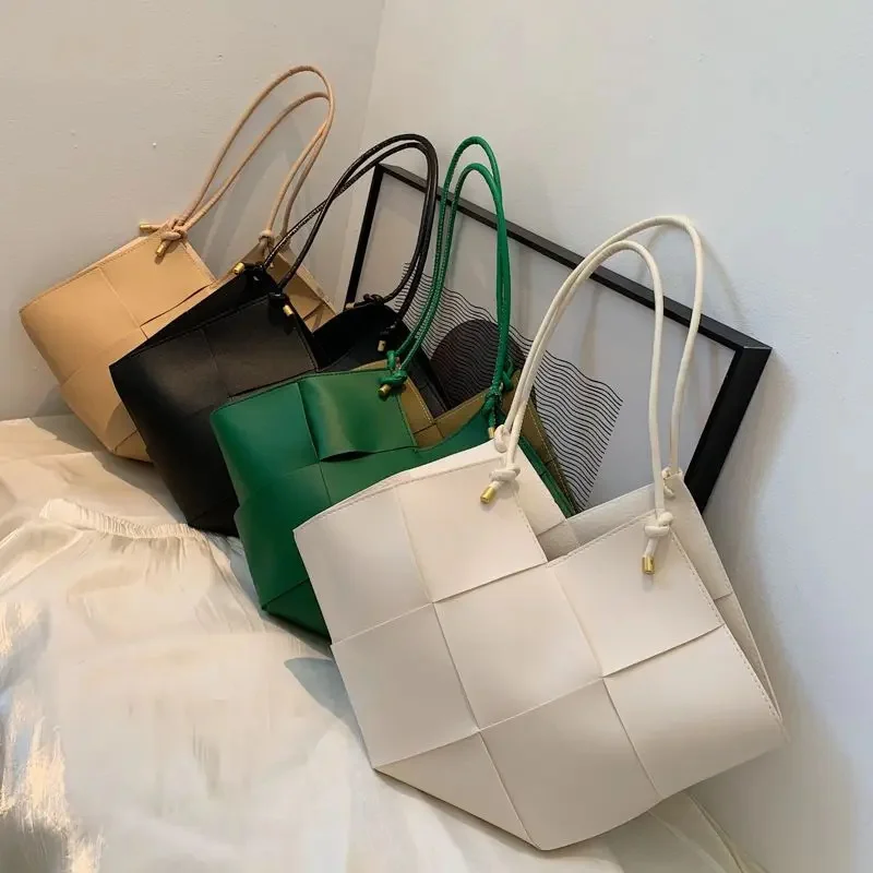 

Shoulder Bags Women Tote Package New Tide Fashion Single Shoulder Under The Bag Wild Big Capacity Woven Bag