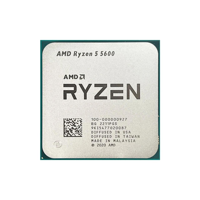 Amd New Ryzen 5 5600 R5 5600 Cpu Gaming Processor Socket Am4 6-core  12-thread 65w Ddr4 Ryzen 5 5600 For B550 B550m Motherboard - Cpus -  AliExpress