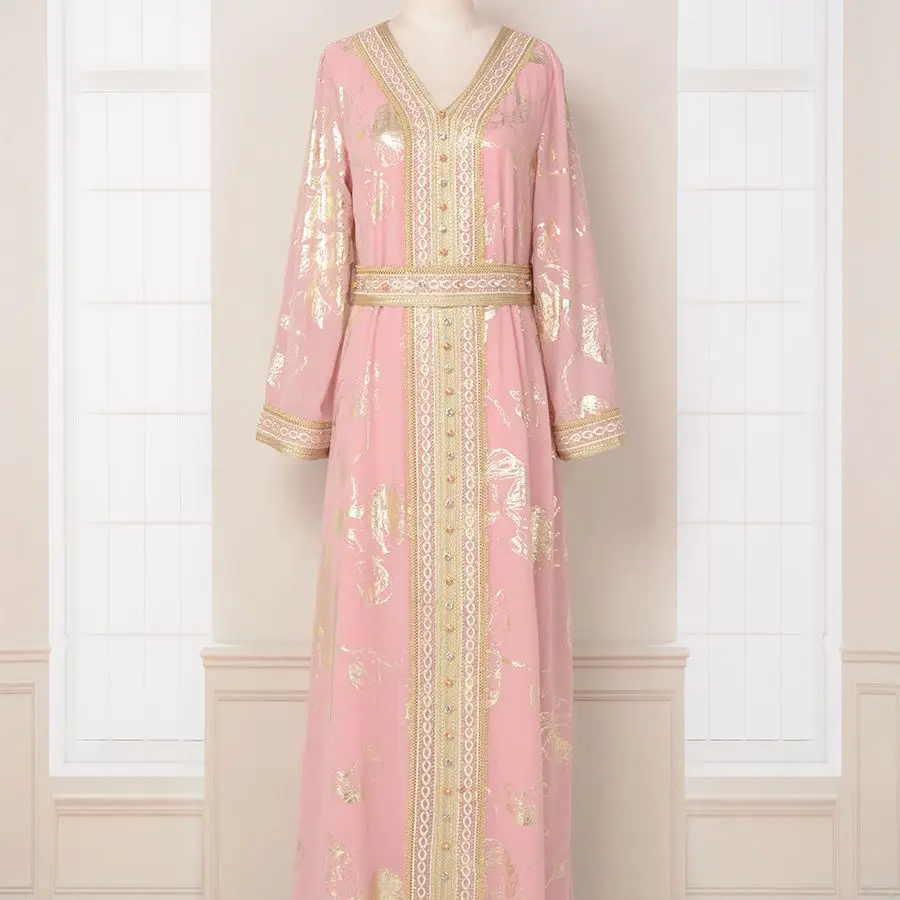 Caftan Moderne Marokkaanse Jurken 2019 Kaftan Lange Jurk Riem
