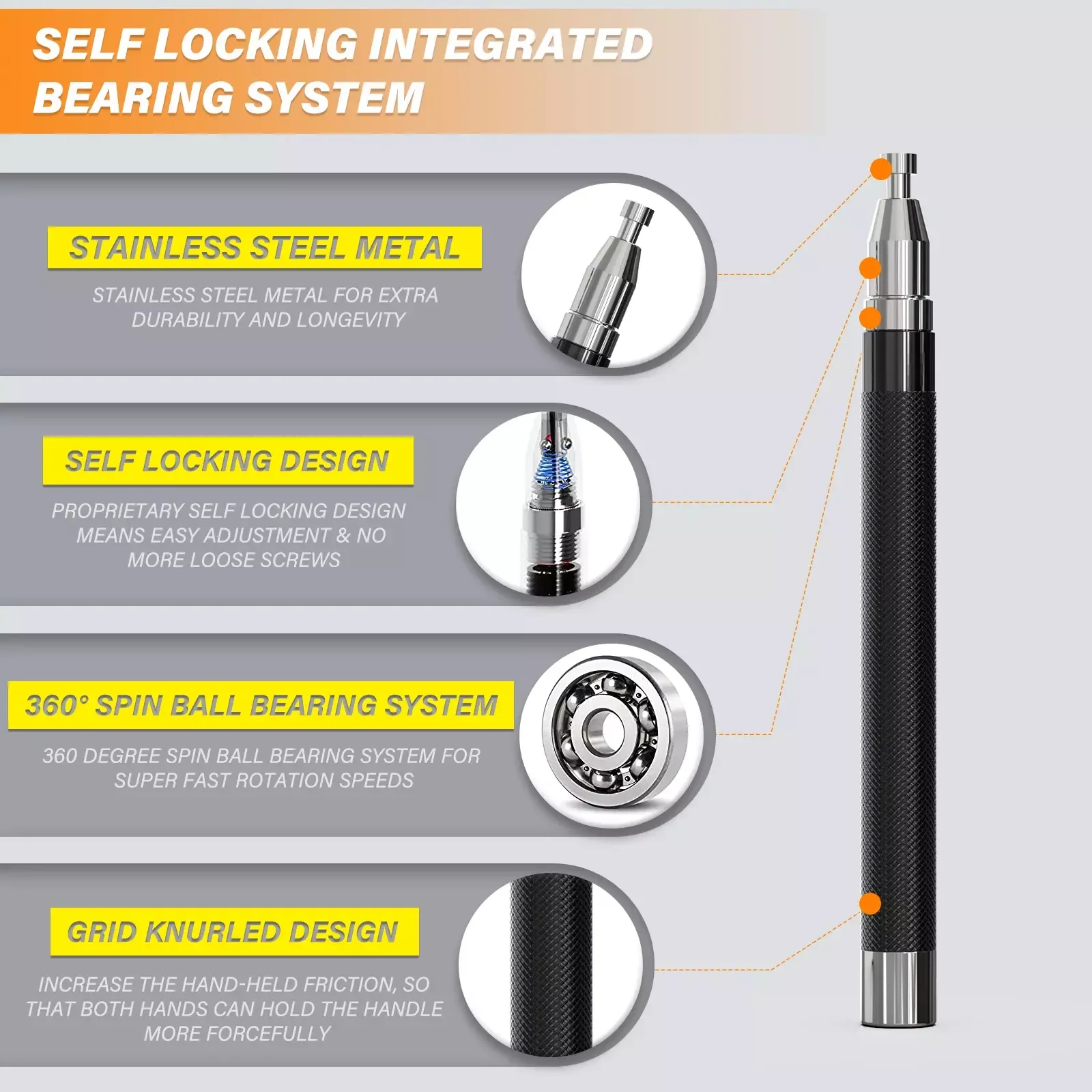 Jump Rope Double Bearing Self-locking Jump Rope Aerobics Portable Fitness Equipment Ropes Jump Crossfit Boxing Exercise Woman Man