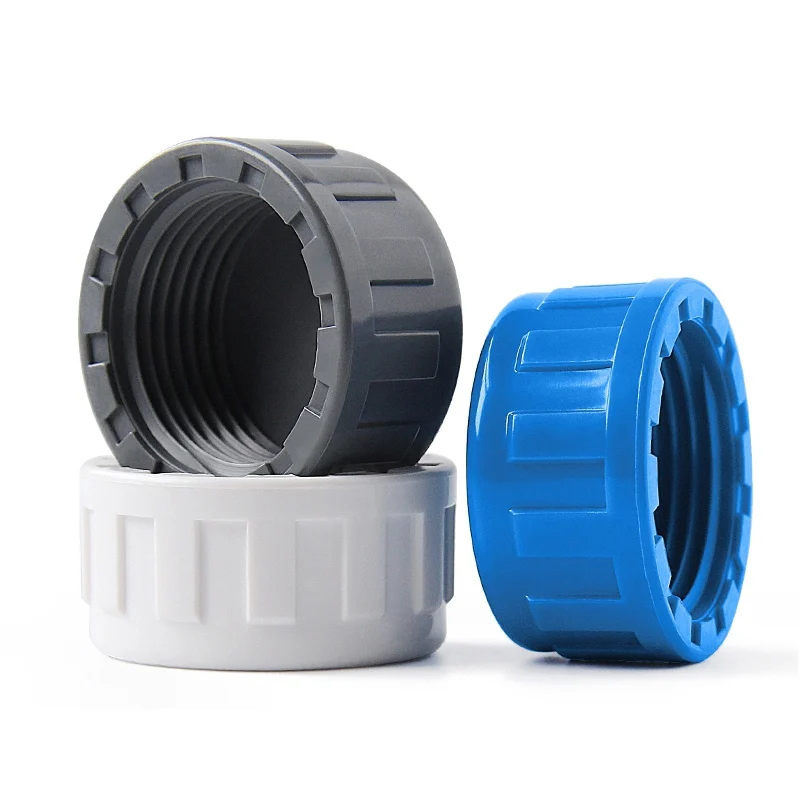 Tnuocke 10pcs 1/2" PVC Pipe Fittings End Female Thread Cap Plug Adapter - View #6