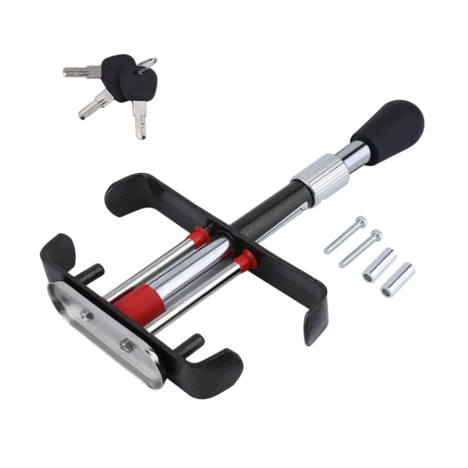Car Brake Clutch Lock Heavy Duty Steel Adjustable Anti Theft Pedal Lock for Vehicle Security and Safety