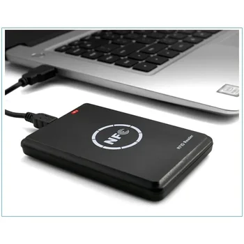 RFID Card Reader Copier Duplicator Key Fob NFC Smart Card Reader Writer 13.56MHz Encrypted Programmer Smart Keyfobs UID 1