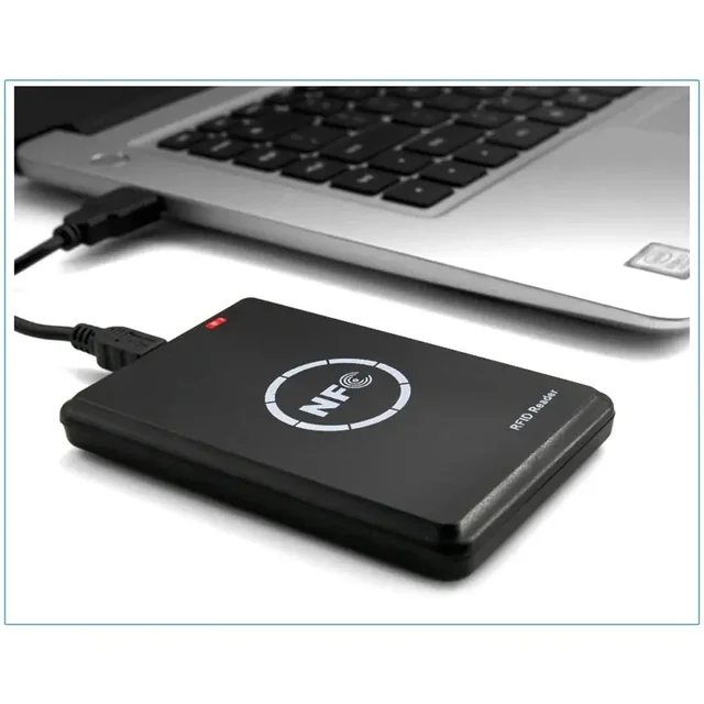 RFID Card Reader Copier Duplicator Key Fob NFC Smart Card Reader Writer 13.56MHz Encrypted Programmer Smart Keyfobs UID 1