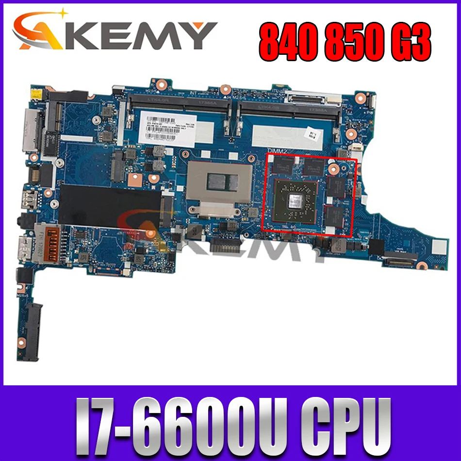918335-001 918335-601 для HP ZBook 15u G3 840 материнская плата ноутбука с процессором i7-6600U 216-0868010