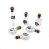 1/2/3/5pcs Mini Cork Bottles Vial Glass Pendants Necklaces Felix Felicis Magic Lucky Wishing Bottle Crystal Women Jewelry Gift 2