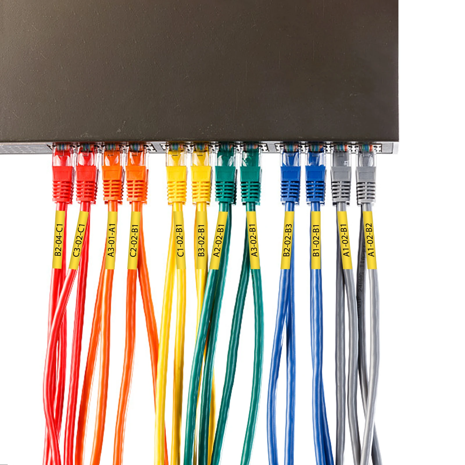 Nineleaf 12 18 24 mm Tubo de Psiquiatra de Calor Fita Compatível para o Irmão Hse211 24 221 231 621 para P-touch Impressora Máquina de Etiquetas - Imagem 6