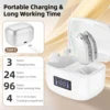 Rechargeable Hearing Aids Adults Invisible Digital Ear Amplifiers Volume Control for Hearing Loss 1