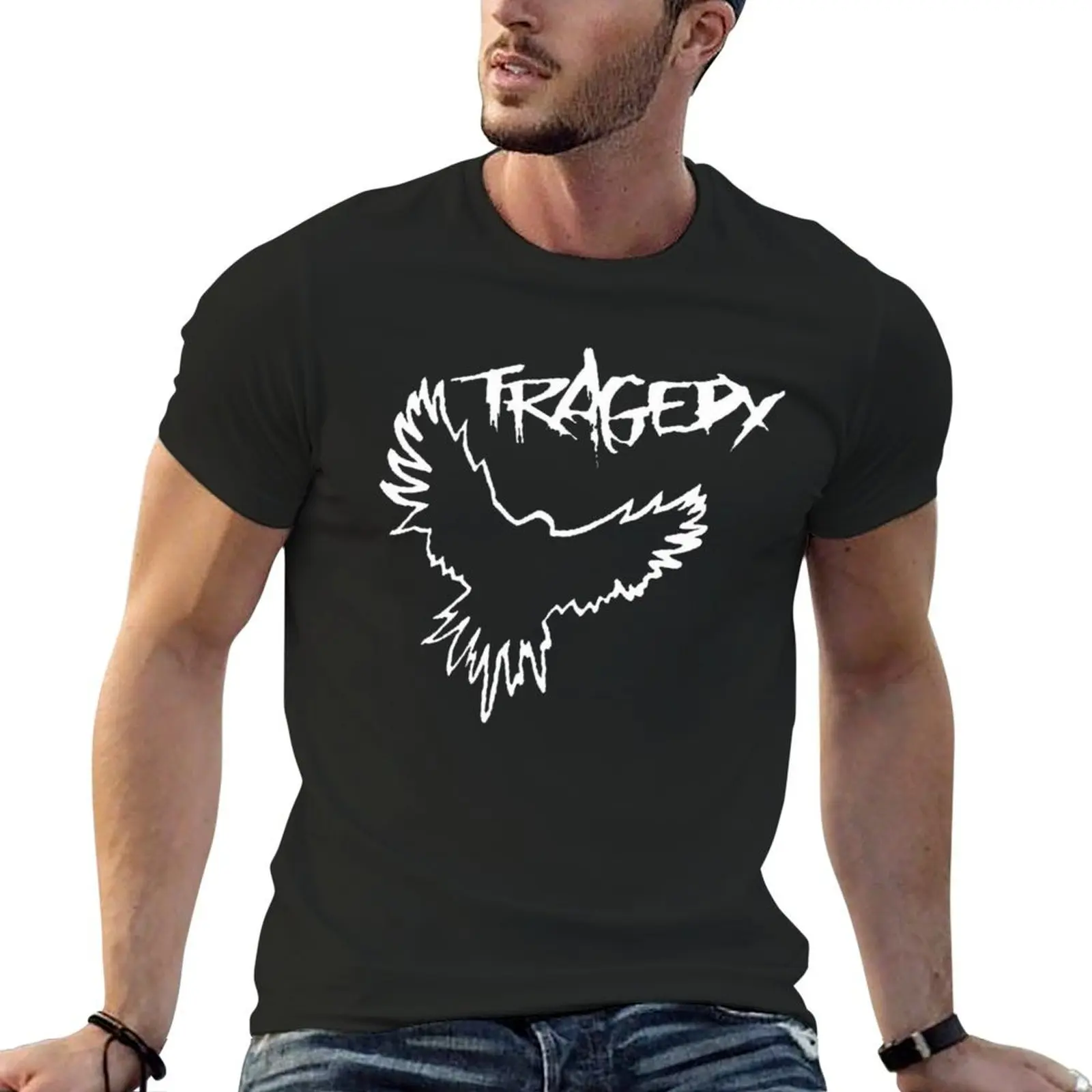 

Tragedy T-Shirt man t shirt quick drying plain hippie clothes mens workout shirts