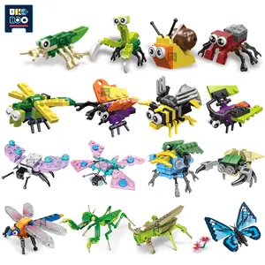 Compatible With LEGO Insect Building Blocks, Small Particles, Dragonfly,  Seven Star Ladybug, Mantis Puzzle Assembly Model Toys - AliExpress