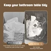 Wall Mounted Storage Box Bathroom Cosmetic Organiser Multifunctional Shelf Washstand Toiletries Organiser Bins Toothbrush Holder 4
