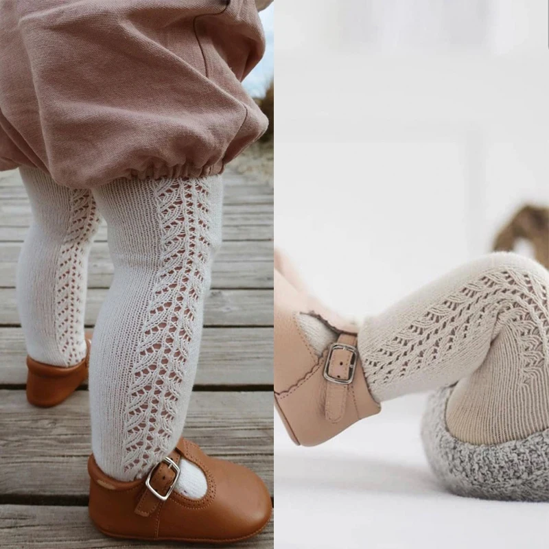 2022 Spanish Tights For Girls Hollow Toddler Pantyhose Baby Stockings