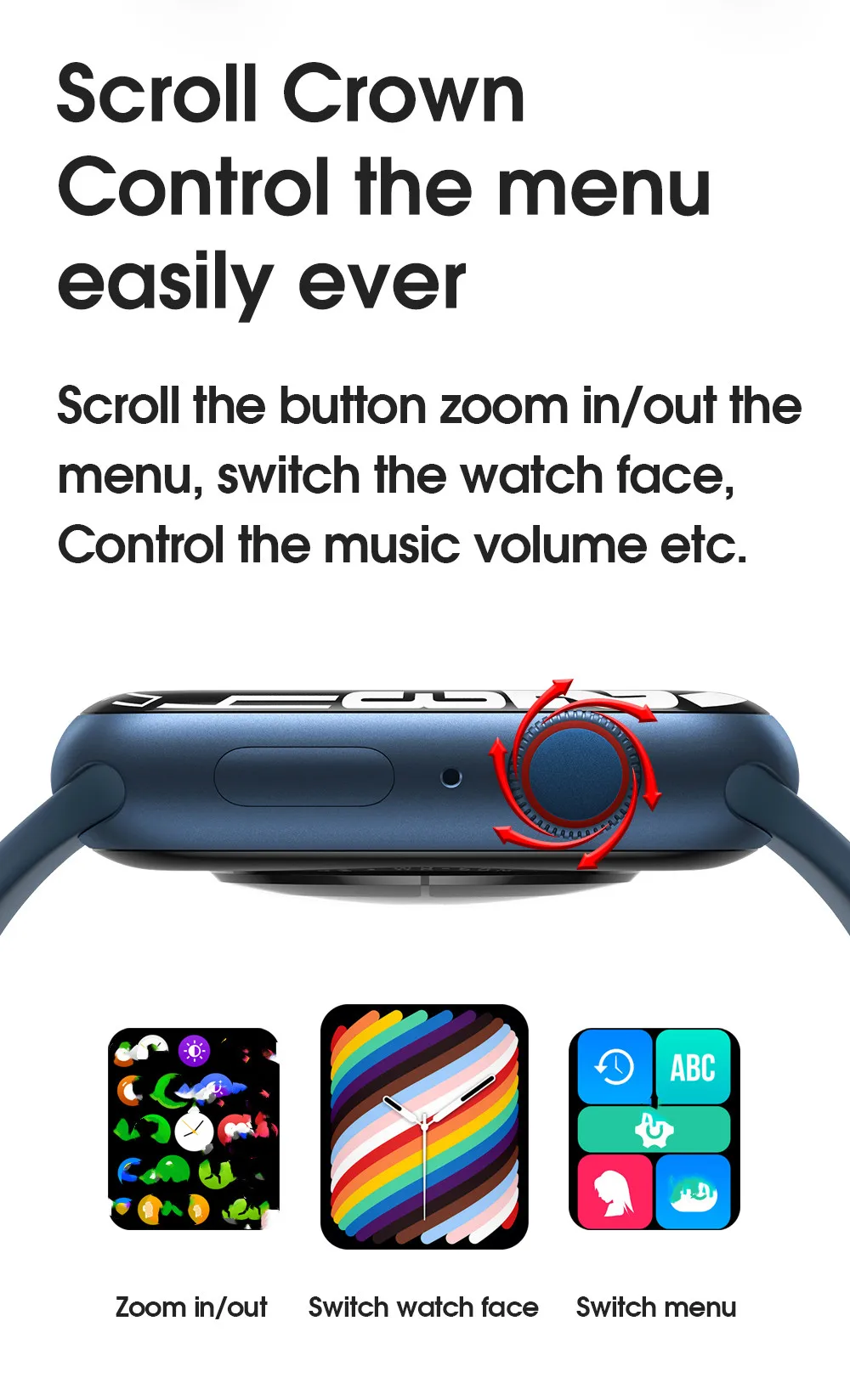 EnohpLX Original W27 Pro W17 Pro Full Screen Smart Watch 44MM Men W27 Smartwatch With Password Split IWO 16 PK DT7 plus X8 Max