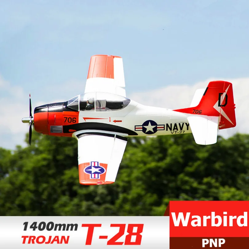 

FMS Remote Control Model Plane Aircraft Electric RC Airplane 1400MM T28 T-28 PNP Trojan V4 6CH 1.4M Big Scale Gaint Warbird