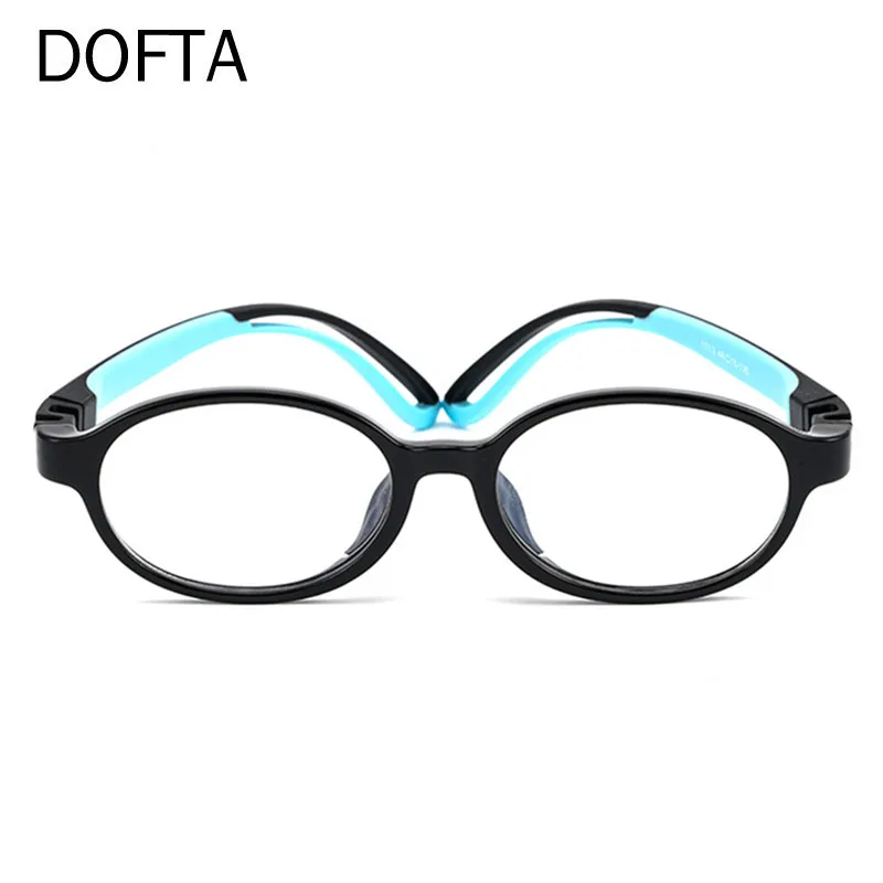 DOFTA Ultralight Optical Eyeglasses Frame Kids Round Silicone Flexible Glasses Frame For Boy Girl 5781