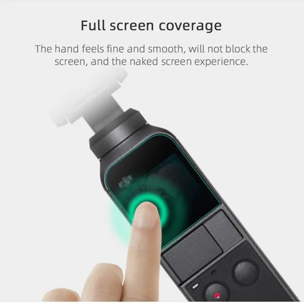 Description Picture 6 of item9H Tempered Glass For DJI Osmo Pocket 2 Gimbal Camera Lens Protective Glass Anti-scratch Screen Protector Accessories