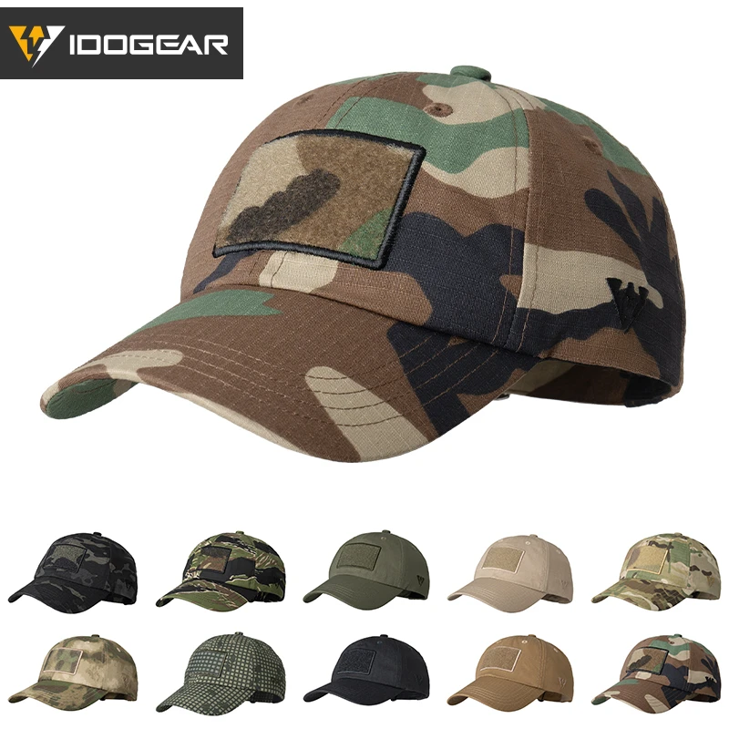 Casquette tactique IDOGEAR respirante - Ajustable pour pêche sportive et activités nautiques