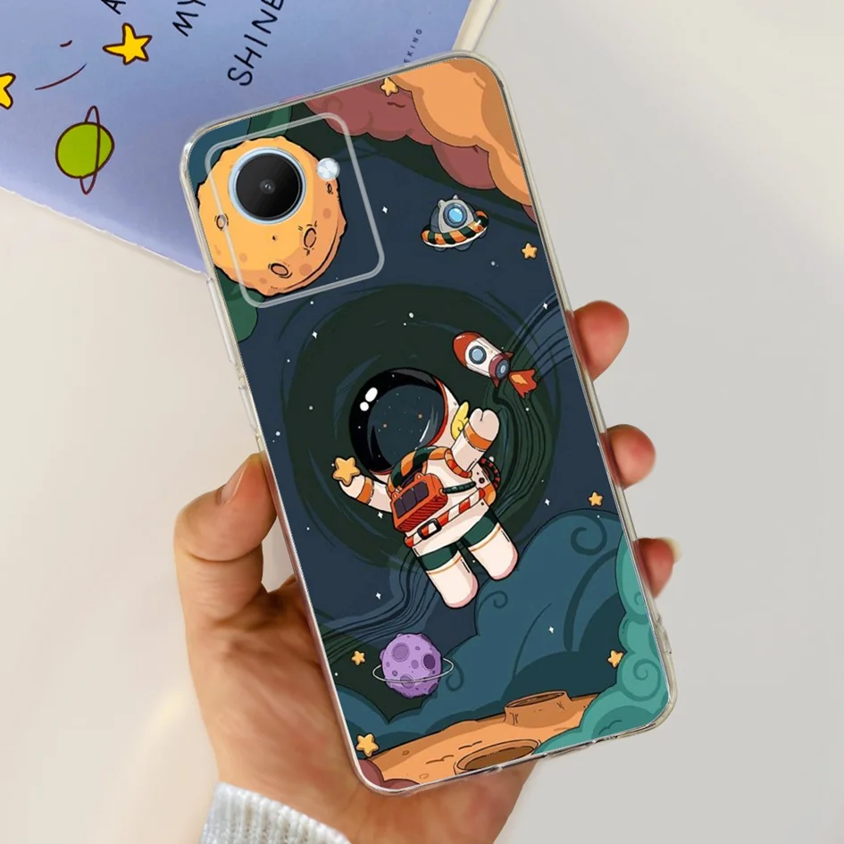 Fashionable Marble Cartoon Soft Phone Case - Bumper Cover