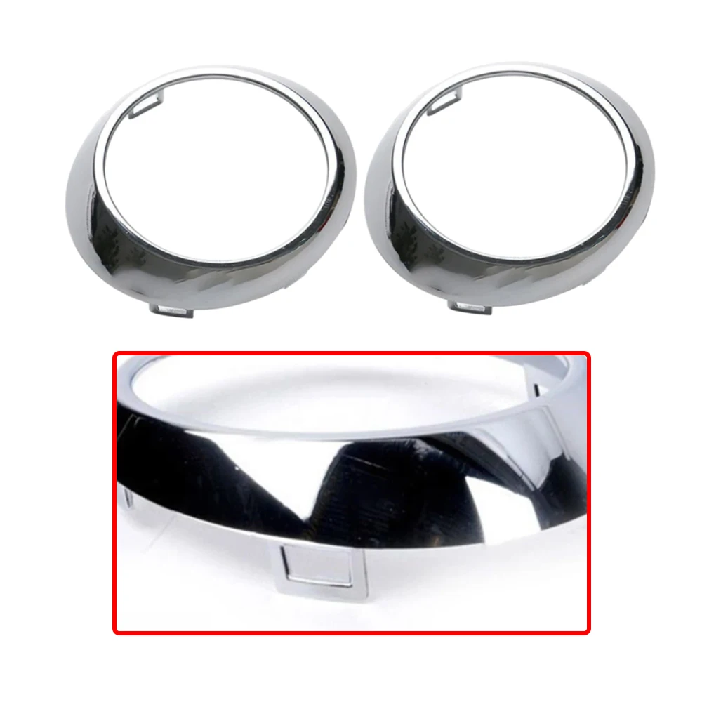 메르세데스 벤츠 W251 R320 R-CLASS 2006 2007 2008 2009 2010 왼쪽 및 오른쪽 크롬 안개 램프 베젤 트림 링 2518850374 2518850474