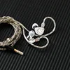 SIMGOT EW300 Headphone 1DD+1Planar+1PZT Hybrid Driver IEM HIFI Music Earphones with Detachable Nozzles Silver-Plated OFC Cable 5