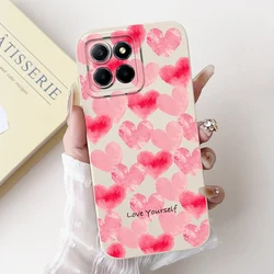 Cute Rabbit Cat Bow Soft TPU Phone Case Cover for Honor X8C (TYbai2190)