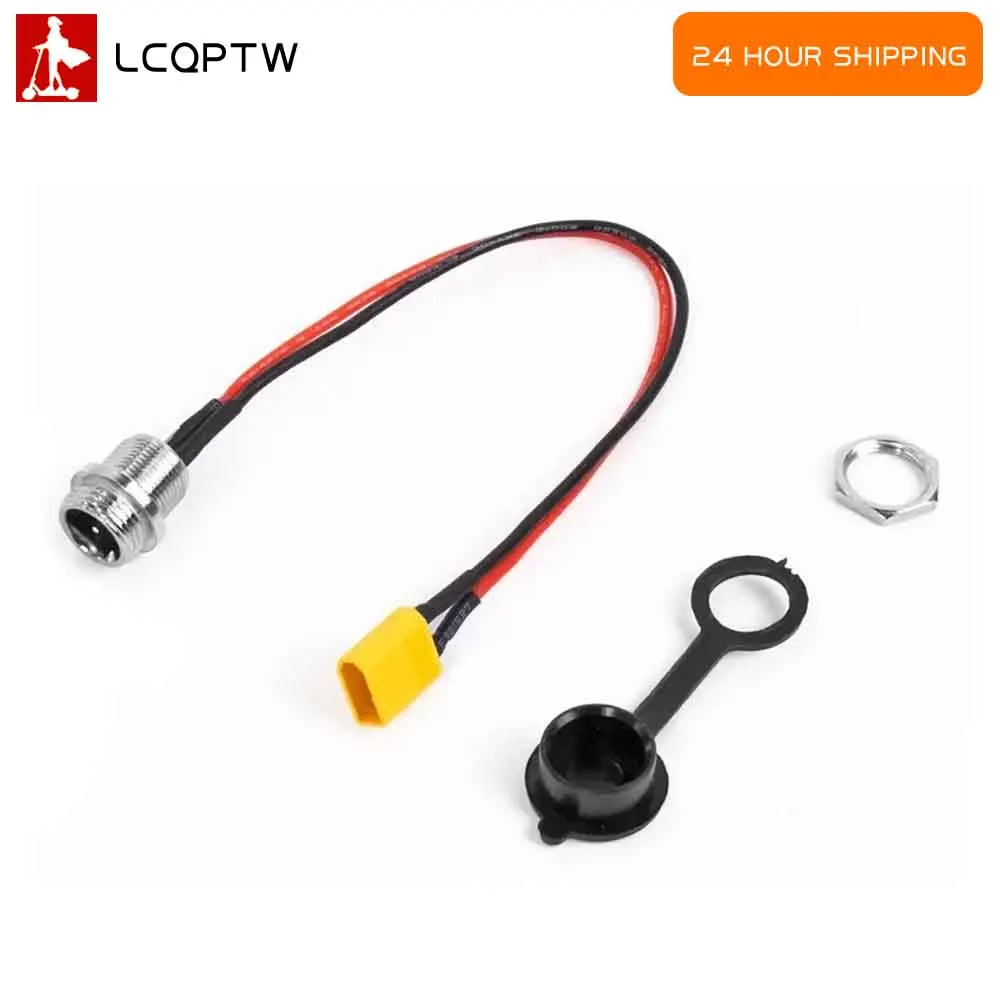XT60 XT30 3-Pin Ladeanschluss GX16 für VSETT 8/8+/9/9+/10+/11+ für ZERO 8 9 10 8X 10X 11X für Speedual E-Scooter Steckdosen-Stecker-Teil