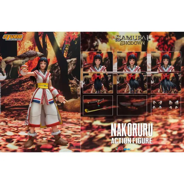 Original Storm Toys SNSS02 Samurai Shodown Nakoruru 1/12 In