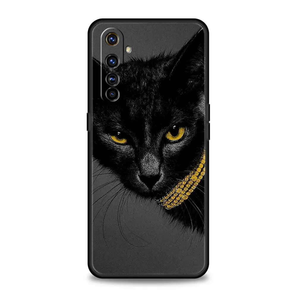 Black Cat Staring Eye Phone Case Cover - Sleek and Stylish Protection