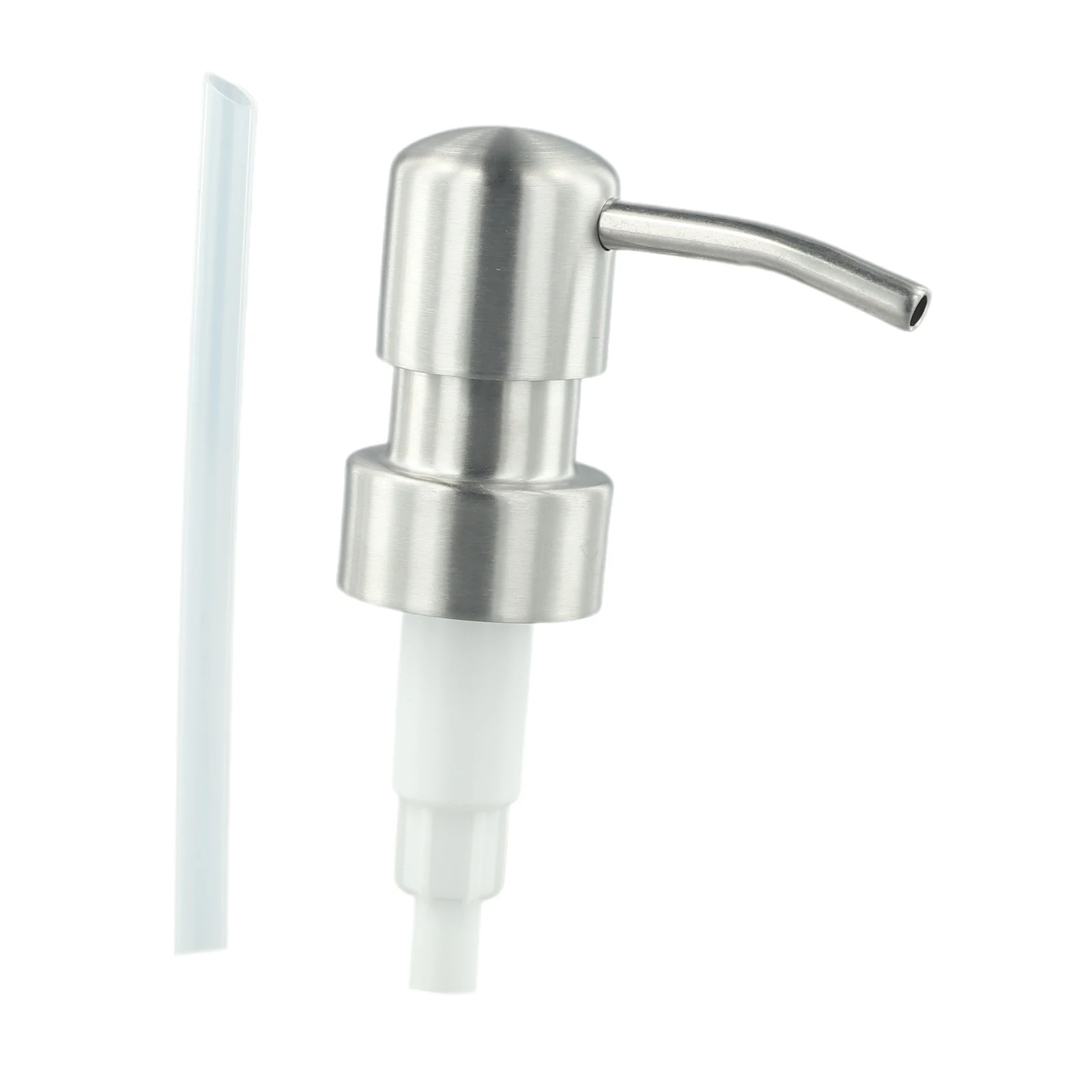 Bathroom Liquid Lotion Soap Dispenser Pumps Head 1PC Handle Stainless Steel Pump Head for Hand Press Kitchen Dispenser Tube