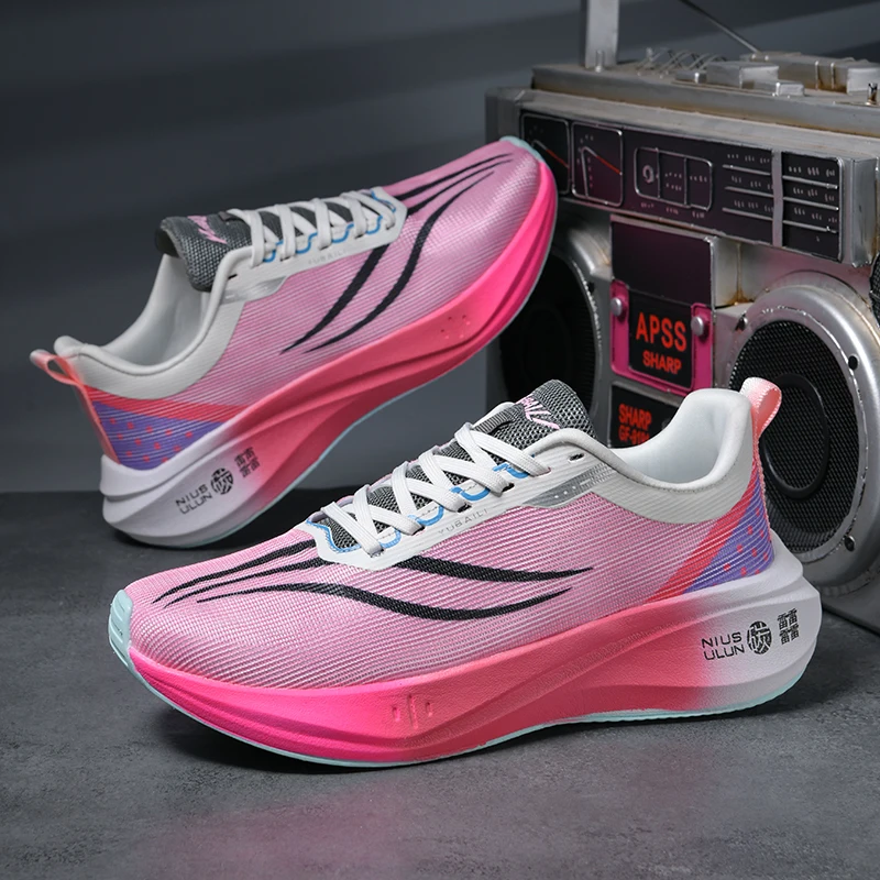 Trend-Men-s-Blade-Running-Shoes-Carbon-Plate-Breathable-Sneakers ...