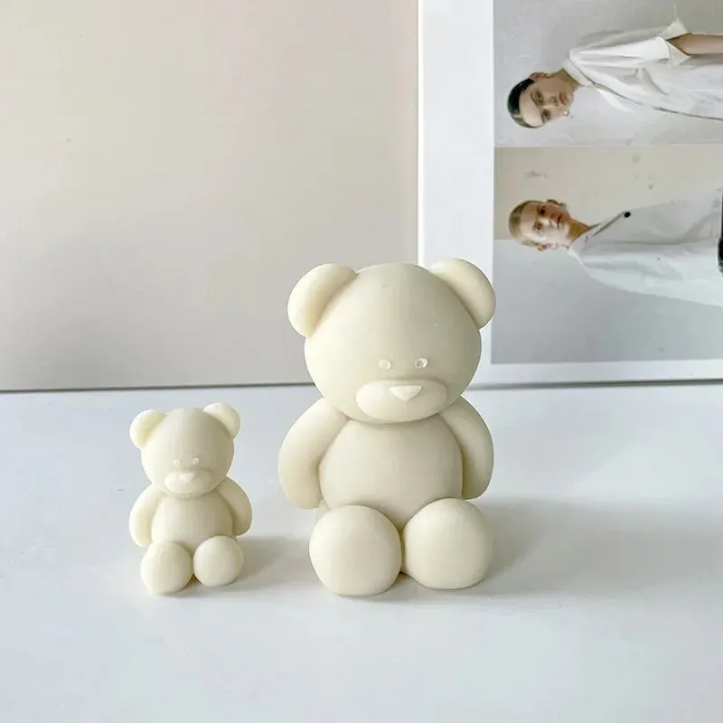 Little Bear Silicone Mold Candle Making and Styling Tool DIY Home Decoration Making