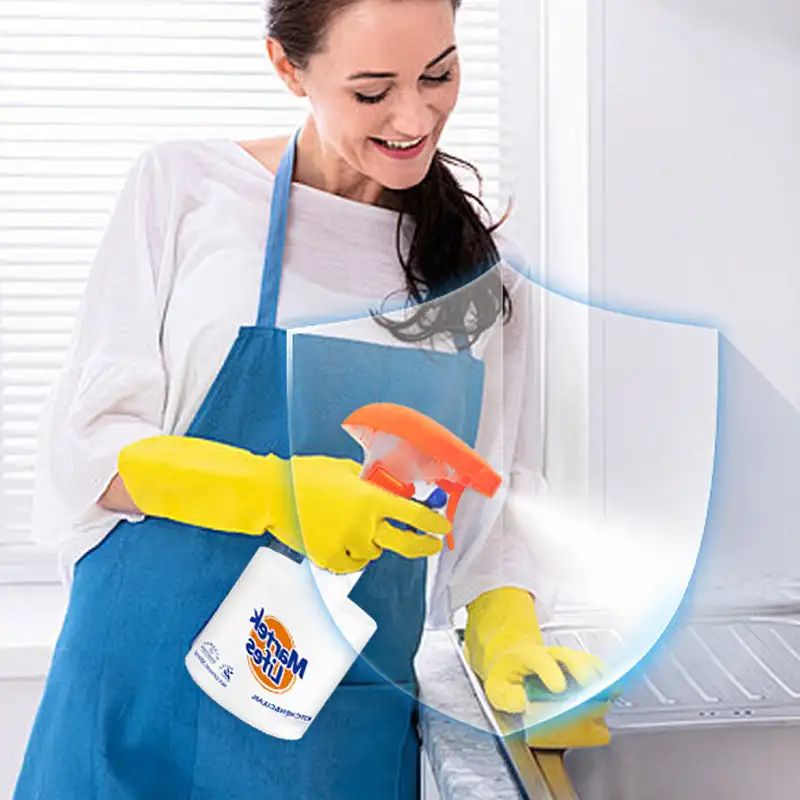 Orange Scented Kitchen Cleaner Spray Range Hood stovetops Oil Stain Remover Degreaser Cleaner Kitchen Home Cleaning Products