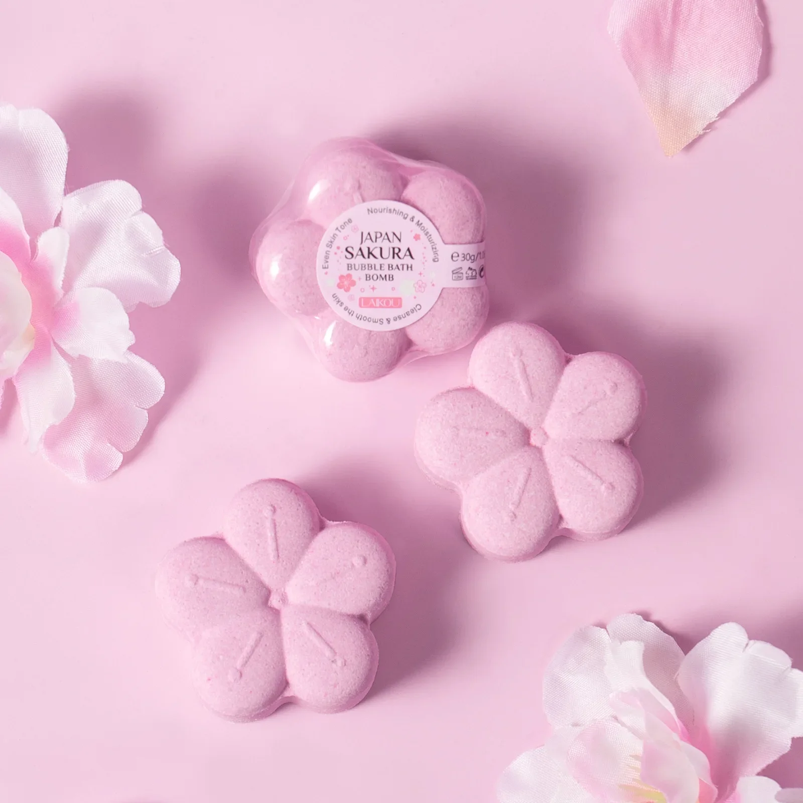 Sakura Infused Moisturizing Bath Bomb - 30g