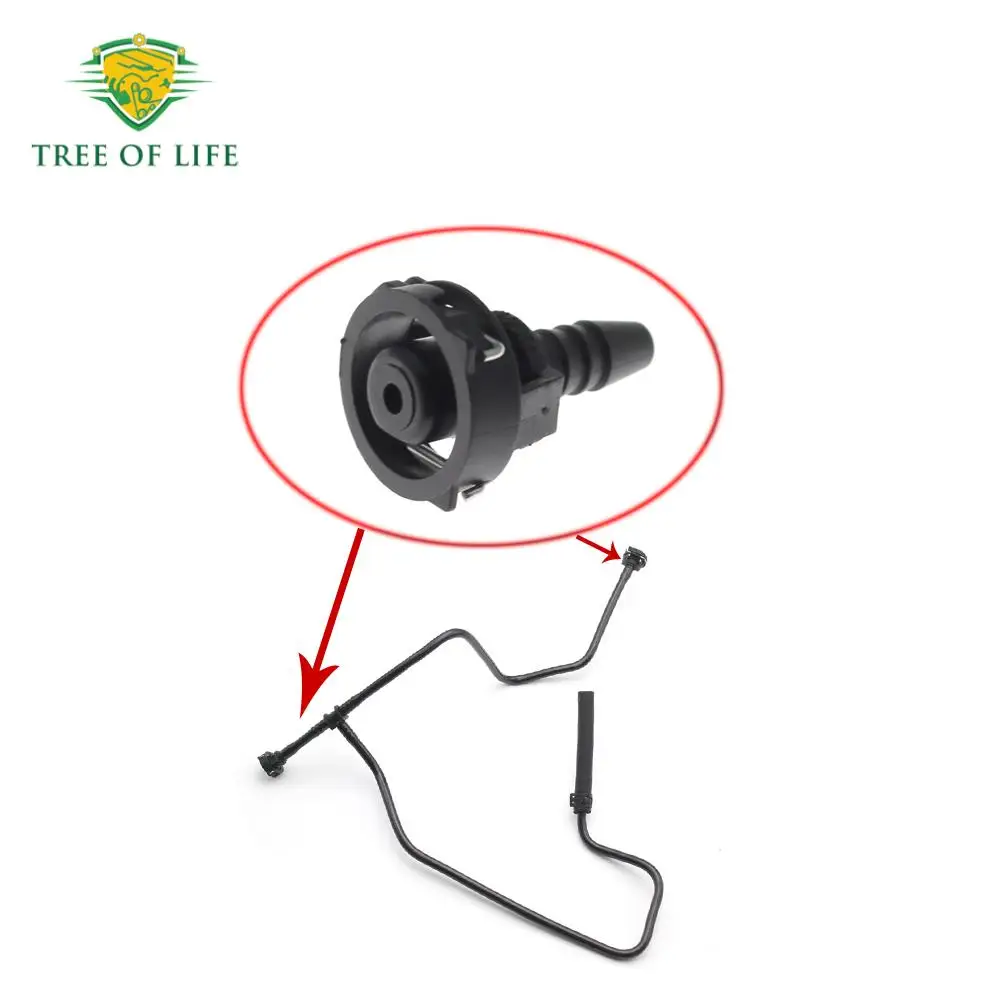 1/2X Water Kettle Connector Auto Radiator Water Box Connector For Mercedes-Benz W166 X166 W176 C117 X117 X156 silicone hose connector