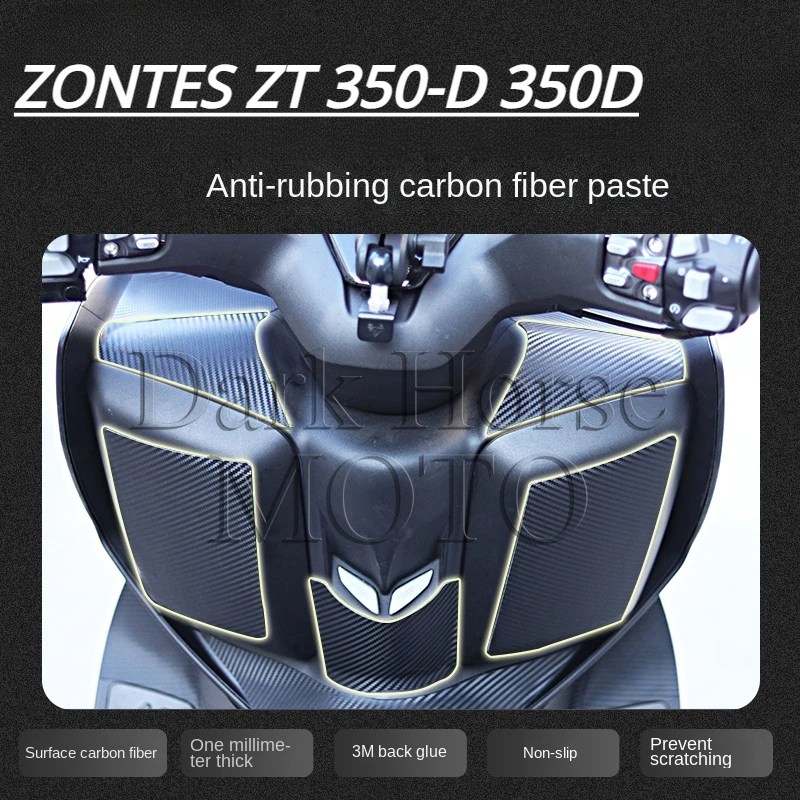 Adesivi Di Protezione In Fibra Di Carbonio Per Moto Adesivi Antigraffio Modifica Impermeabile E Antiusura Per Zontes Zt 350-D 350D