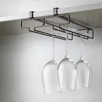 1pcs Japanese Ambry Cup Holder Without Perforation Upside Down Waterlogging Glass Cup Holder Hanging Wine Cup Storage 2