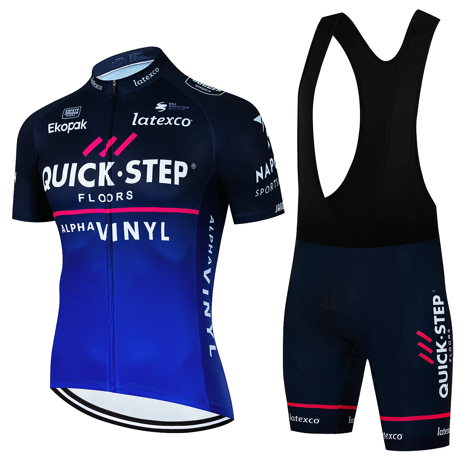 CyclingJerseySetMensQUICKSTEPCyclingSetSummerOutdoorSport
