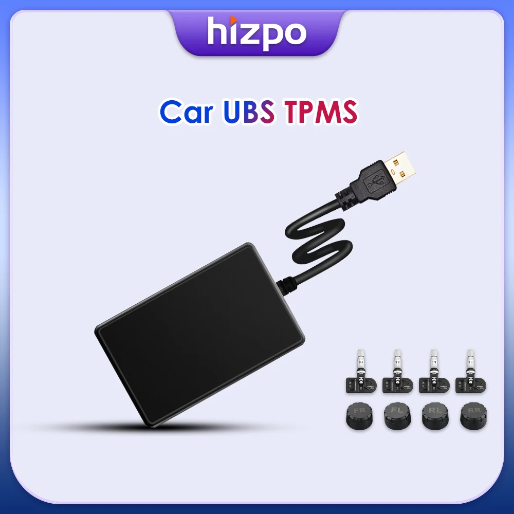 EU Car USB TPMS (Tire Pressure Monitoring System) for Hizpo Android Multimedia Player Navigation Display Head Unit Autoradio car tire pressure monitor car tire pressure sensor
