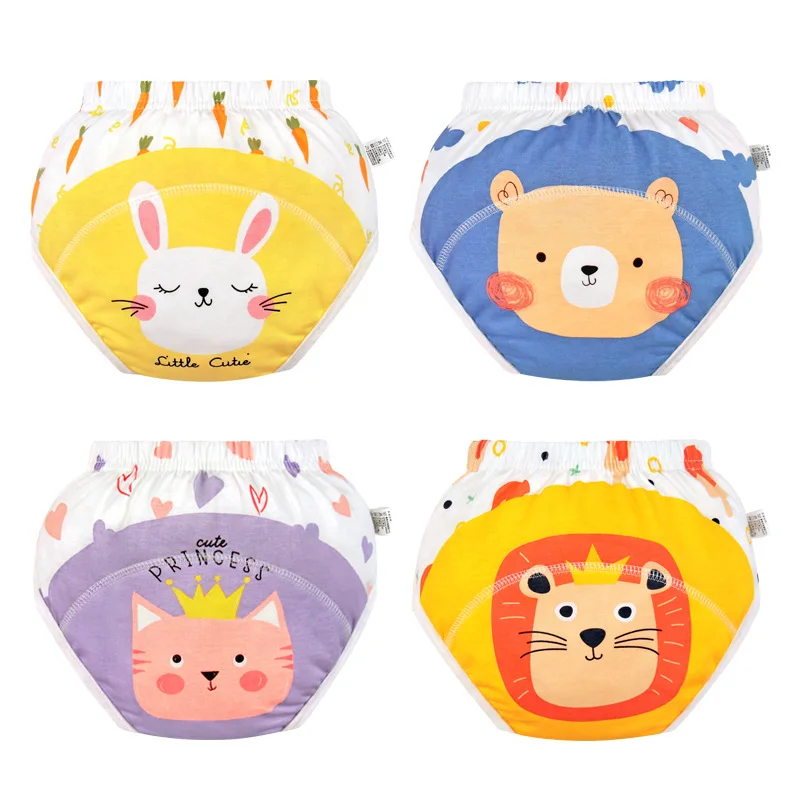 

Newborn Toddler Training Pants Baby Shorts Washable Underwear Baby Boy Girl Cloth Diapers Reusable Diapers Infant Briefs 1pics
