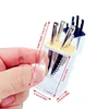 1 Set 1/6 Scale Miniature Knives Dollhouse Kitchen Decor Toys Mini Knife Rest Set Model For Barbies Bjd Ob11 Dolls Accessories 4