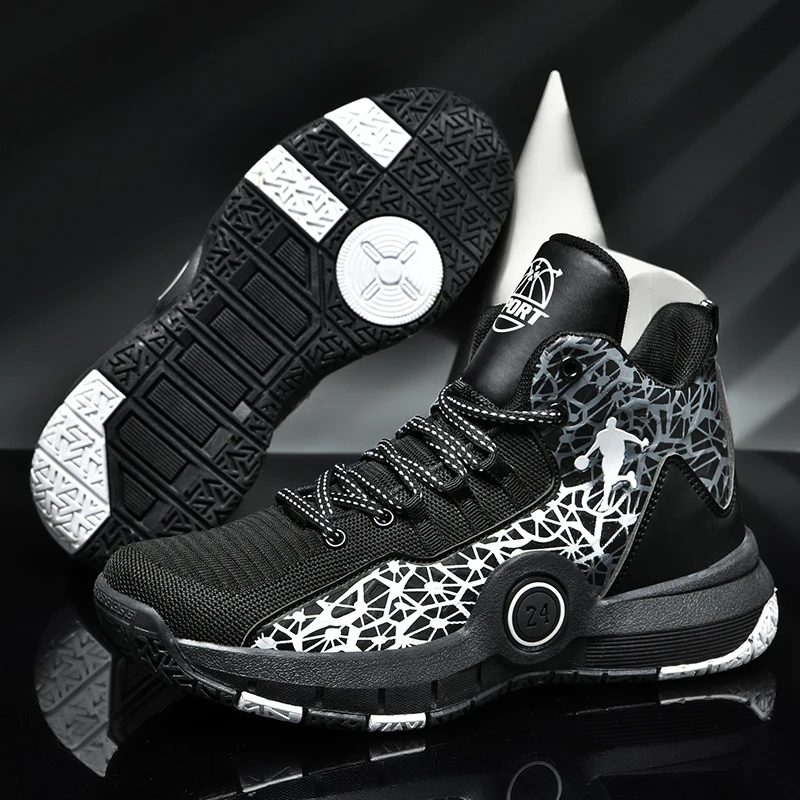 Children Basketball Shoes Original Design Indoor Field Training Sports Shoes Comfortable Boy Basketball For Kids