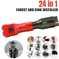 1PC Professional 24 In 1 Multifunction Faucet & Sink Installer Wrench Plumbing Tool Water Pipe Spanner For Kitchen Bathroom
