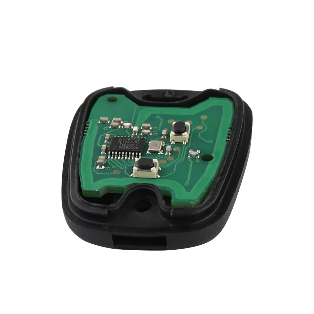 LLavero de coche con 2 boton para Citroen C1 C2 C3 C4 Saxo Picasso