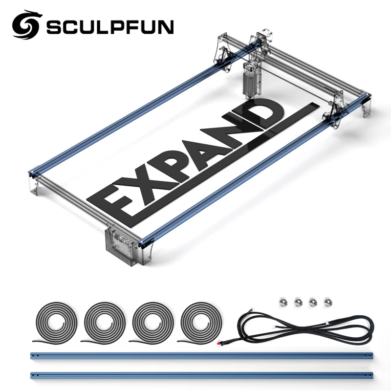 SCULPFUN S9 Engraving Machine and Extension Kit Ultra-thin Beam Shaping  Technology High-precision Wood Acrylic Engraver Cutter - AliExpress