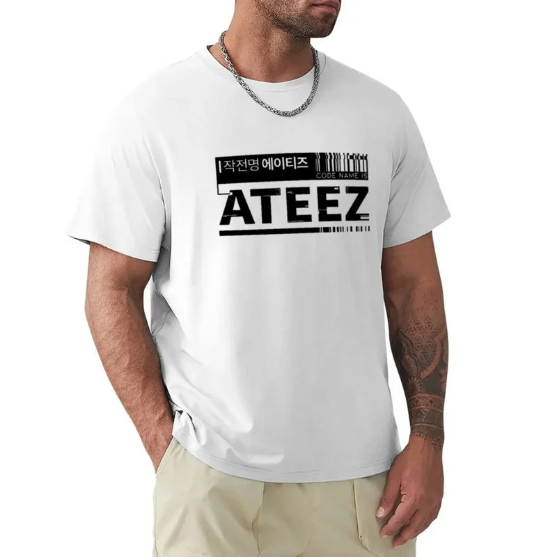 

Футболка Ateez Code, милая одежда, летний топ, Забавные футболки для мужчин
